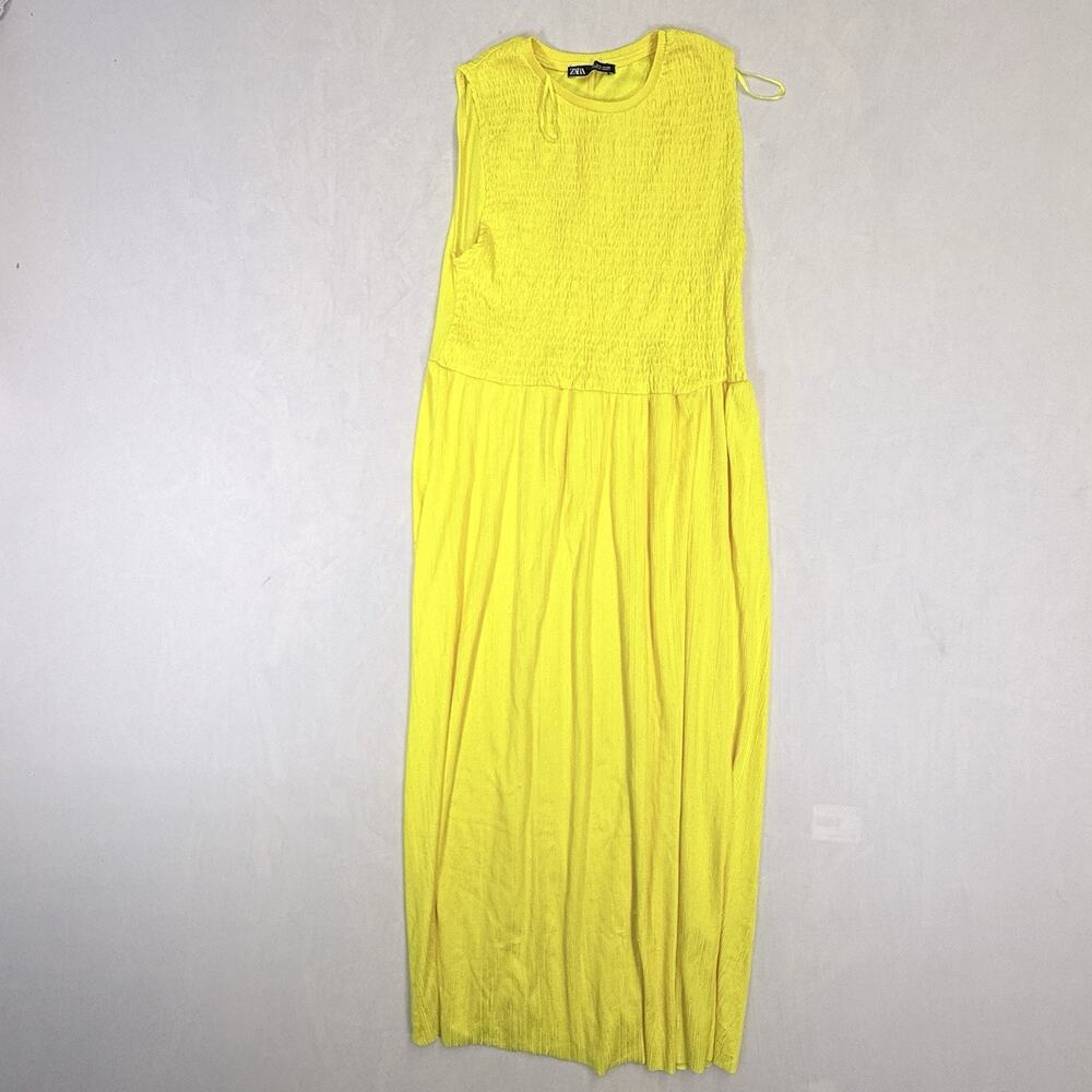 Zara Crochet Beach Knit Maxi Dress Size Small